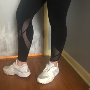 Lululemon black mesh leggings